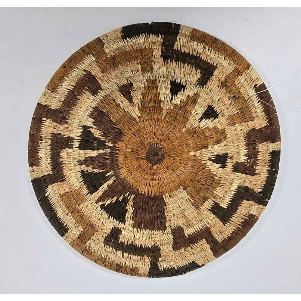 Monumental Zulu Basket Trio –  Vintage Handwoven Signed Documented, Large